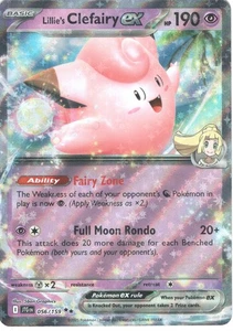 Lillie's Clefairy ex - - Preispaket Serie Karten 056/159 - Double Rare - NM Poké - Bild 1 von 2