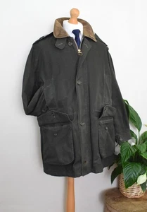 BARBOUR Ventile Endurance Hunting Jacket Size 46R/56R XXL A1005 Olive Vintage - Picture 1 of 19
