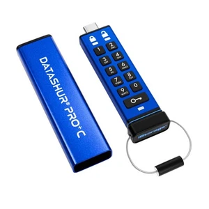 Kanguru Solutions ISFLDA3C256512 datAshur PRO+C 512GB Secure USB Type-C Flash - Picture 1 of 1