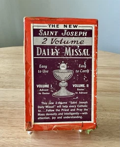 St Joseph 2 Volume Daily Missal, 1958, Confraternity Version - Bild 1 von 17