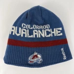 Vintage Colorado Avalanche NHL Reebok Reversible Beanie Mütze Cap - Bild 1 von 8