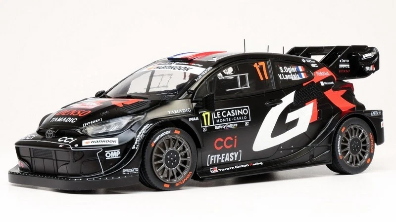 Toyota Yaris GR Rally Monte Carlo 2025 Ogier-Landais 1:18 IXO 18RMC229A - Immagine 1 di 1