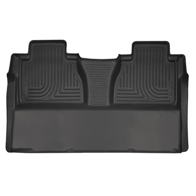 Husky Liners Weatherbeater Black 2nd Row Seat Floor Mat for 14-21 Toyota Tundra - Imagem 1 de 4