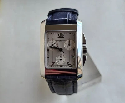 Baume & Mercier "Hampton XL" SS chronograph watch, in great condition - Image 1 of 4