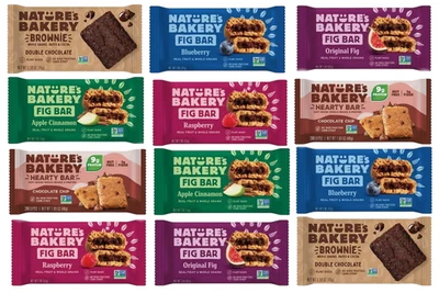 Natures Bakery Fig Bars 12ct Variety Pack Chocolate & New Hearty Chocolate Chip - Image 1 of 4