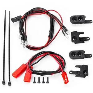 Front Rear Spotlight Headlight Taillight For Redcat Ascent-18 1/18 RC Crawler - Picture 1 of 12