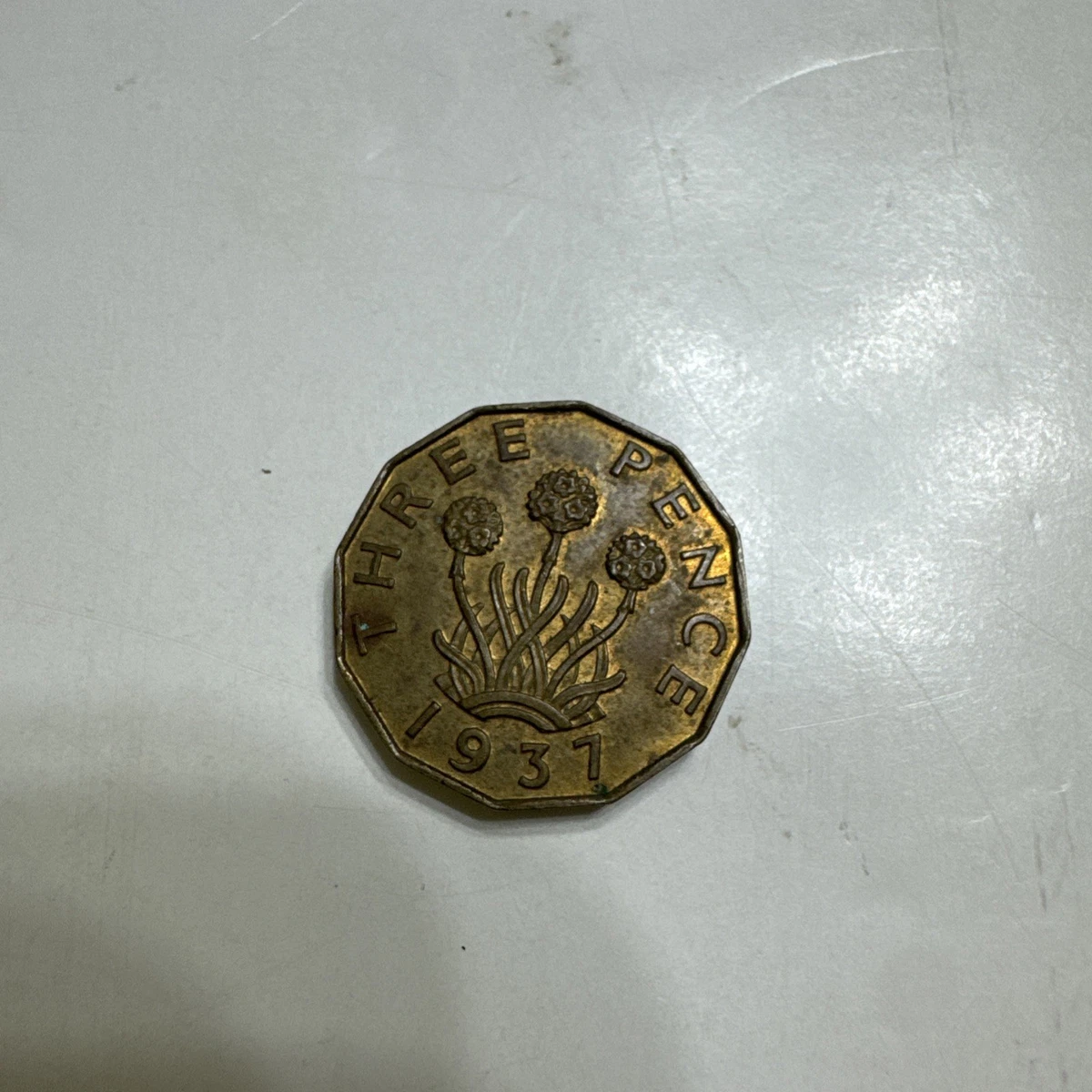 1937 年英国三便士硬币| eBay