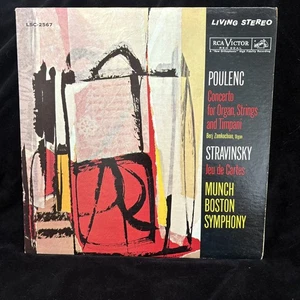 RCA Living Stereo LSC-2567 POULENC & STRAVINSKY - MUNCH - ST LP WD 1961.. - Picture 1 of 4
