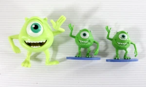 Monsters Inc Disney McDonald's Toy Mike Wazowski Glow in Dark & Cake Toppers - Picture 1 of 16