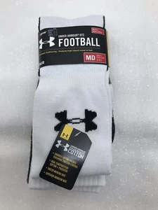 Calze Under Armour Uomo UA OTC Calcio 2pz Bianco Grigio Taglia Media Uomo 4-8,5 Nuove con etichette - Foto 1 di 11
