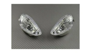 Pair of Clear AVDB Front Turn Signals indicators SUZUKI GSXR GSX-R 600 2011-2017 - Picture 1 of 2