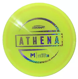Paul McBeth Athena First Run Yellow Disc 164-166 Grams Disc Golf Brand NEW! - Picture 1 of 6