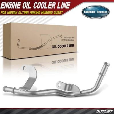 Engine Oil Cooler Hose Line Assembly for Nissan Altima Maxima Murano Quest 3.5L Foto 1 de 4