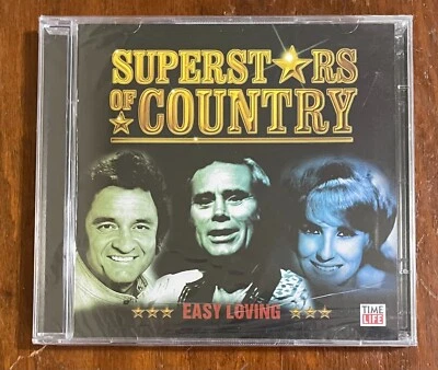Time-Life Superstars Of Country Easy Loving NEW 2 CD Willie Nelson Tammy Wynette Foto 1 de 2
