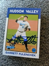 Garrett Fulenchek Signed 2016 Hudson Valley Renegades Card