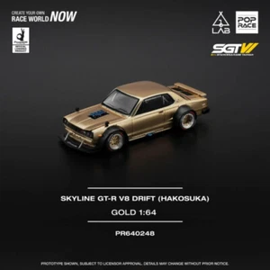 POP RACE SKYLINE GT-R V8 DRIFT (HAKOSKA) SGTVI TAIWAN EDITION PR640248 ~ 1/64 - Picture 1 of 3