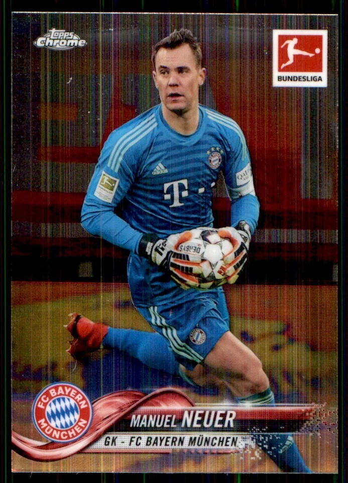 2018 Topps Chrome Bundesliga Manuel Neuer FC Bayern Munchen #59 - Image 1 of 2