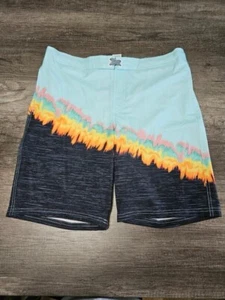 Wonder Nation Boys Multi Color Swim Shorts, Size XL Husky (14-16) - Picture 1 of 4