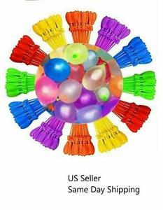 888 Pcs 24 Bunch O Style Balloons Instant Water Balloons, Self-Sealing,Tied, New