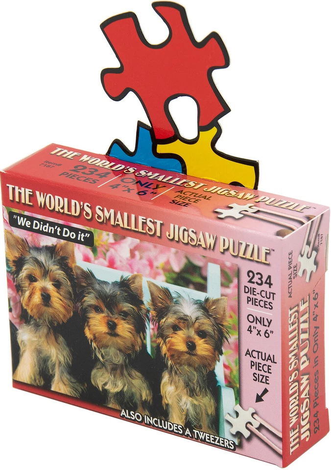 TDC Games World's Smallest Jigsaw Puzzle - We Didn't Do It Mini Puzzle - Image 1 of 1