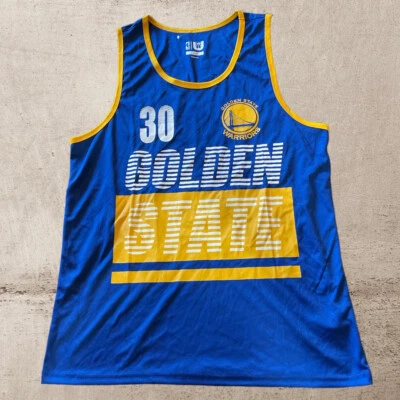 Golden State Warriors STEPH CURRY #30 Basketball Tank NWT - Men's Large - Image 1 of 3