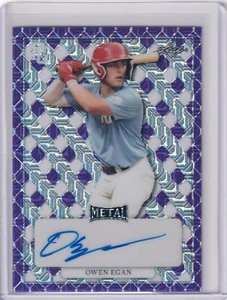 Owen Egan 2022 Leaf Perfect Spielschild & Proof Autos 1/1 - Bild 1 von 2