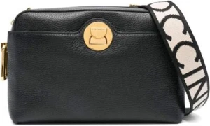 BORSA BORSE DONNA COCCINELLE LIYA E1 ND3 15 01 01 PELLE NERO ORIGINALE AI 2025 - Picture 1 of 5