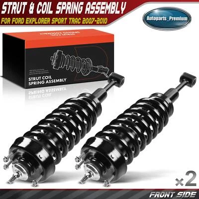 2x Conjunto completo de puntal delantero y resorte helicoidal para Ford Explorer Sport Trac 4x4 Foto 1 de 4