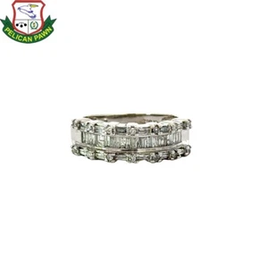 Women's Diamond Anniversary Ring .46 CTW 10K White Gold (PBR108291) - Picture 1 of 5