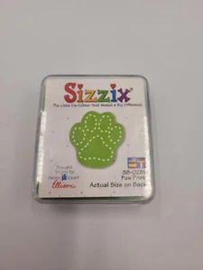 Sizzix Paw Die Cartridge Retired Scrapbook Teacher School Dog Cat - Picture 1 of 9