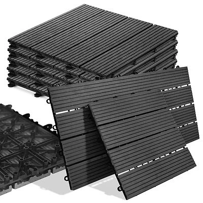 casa pura® WPC Terrassenfliesen Royal | Klick Fliese in Holz Optik Super Preis - Bild 1 von 4