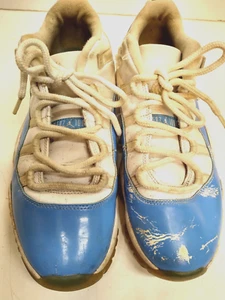 Size 10 - Jordan 11 Retro Low UNC University Blue - 2017 - 528895-106 Nike Air - Picture 1 of 11