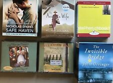 Mixed Lot of 6 AUDIO BOOKS ON CD: Romantic Themed