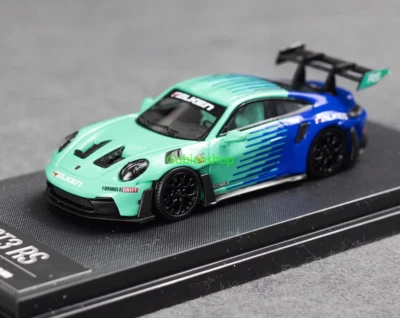 GB Aurora 1:64 Green 992 GT3 RS Sports Model Diecast Collect Car - Image 1 of 4