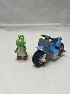 Knex Nintendo Wii Mario Kart Yoshi Azul Bicicleta Moto Set Foto 1 de 4