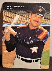 1990 Ken Oberkfell Mother's Cookies #16 - Astros
