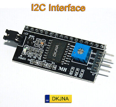 IIC I2C Serial Interface Board Module Port LCD1602 Display Arduino PIC Pi ARM UK • 2.97£