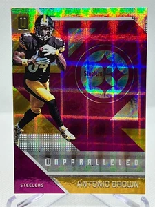 Antonio Brown 2016 Panini Unparalleled #60 púrpura paralelo - Imagen 1 de 2
