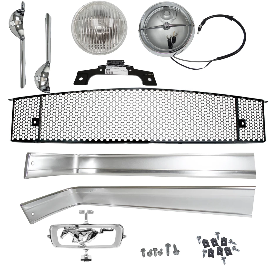 Ford Mustang GT 1964 1965 kit de montaje de parrilla delantera cupé convertible FB Foto 1 de 1