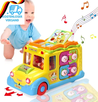 Baby Spielzeug Ab 1 Jahr Pädagogisches Intellektuelles Bus Baby Spielzeug Ab 12  - Bild 1 von 4