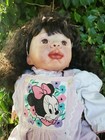 Beautiful Ooak  baby Girl art doll/with wig/custom book/ instruction 