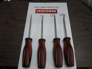CRAFTSMAN 4 PIECE PICK AND HOOK SET NEVER USED o ring remover - Picture 1 of 1