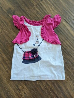 Size 6 Nannette Bolero Purse Girl Tshirt Tee Tshirt Top Short Sleeve - Image 1 of 4