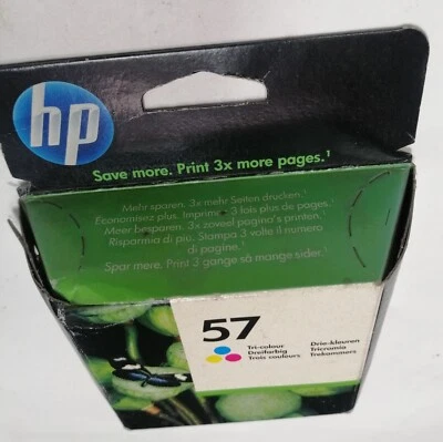 ORIGINAL HP 57 TRI-COLOR INK CARTRIDGE HP DESKJET OFFICEJET PRINTERS C6657AE UUS - Image 1 of 4