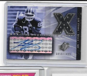 LEE EVANS 2004 SPXciting ROOKIE AUTO JERSEY#/1499 - Picture 1 of 1