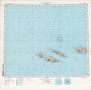 Mappe topografiche militari sovietiche russe - ISOLA TERCEIRA (Portogallo), ed.1981 - Foto 1 di 4