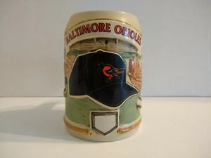 Taza de cerveza vintage Sportsteins Baltimore Orioles Stein MLB personalizada pintada a mano - Imagen 1 de 6