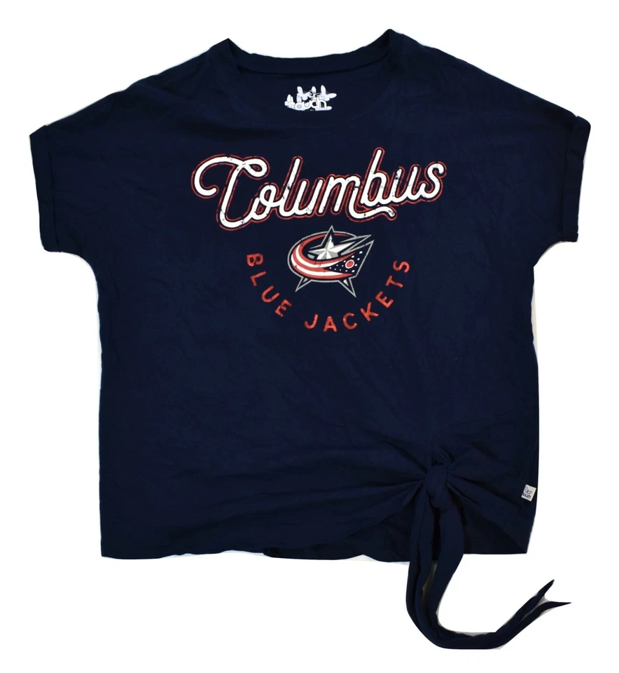 Touch By Alyssa Milano Womens NHL Columbus Blue Jackets Hockey Shirt M - Image 1 of 1