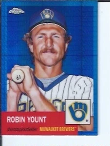 Robin Yount 2022 Topps Chrome Platinum Blue Prism Refractor - Picture 1 of 1