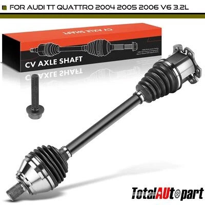 CV Axle Assy for Audi TT Quattro 2004 2005 2006 V6 3.2L Front Right 8N0407452DX - Image 1 of 4